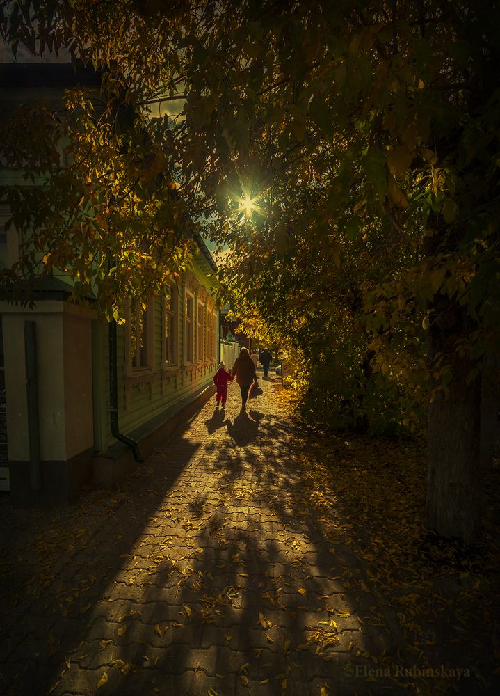 Осенний город .Кострома