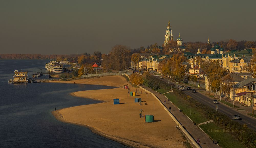 Осенний город .Кострома