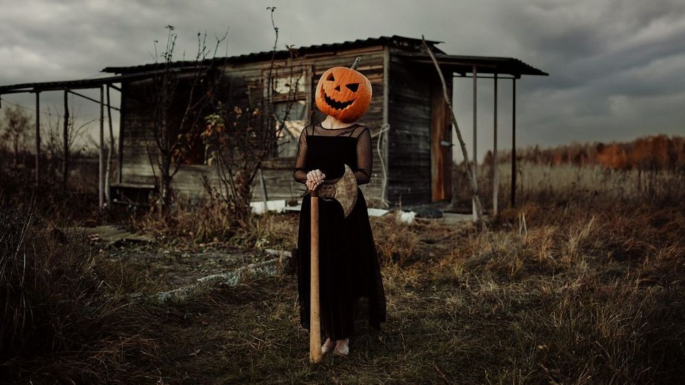 pumpkin-headed man