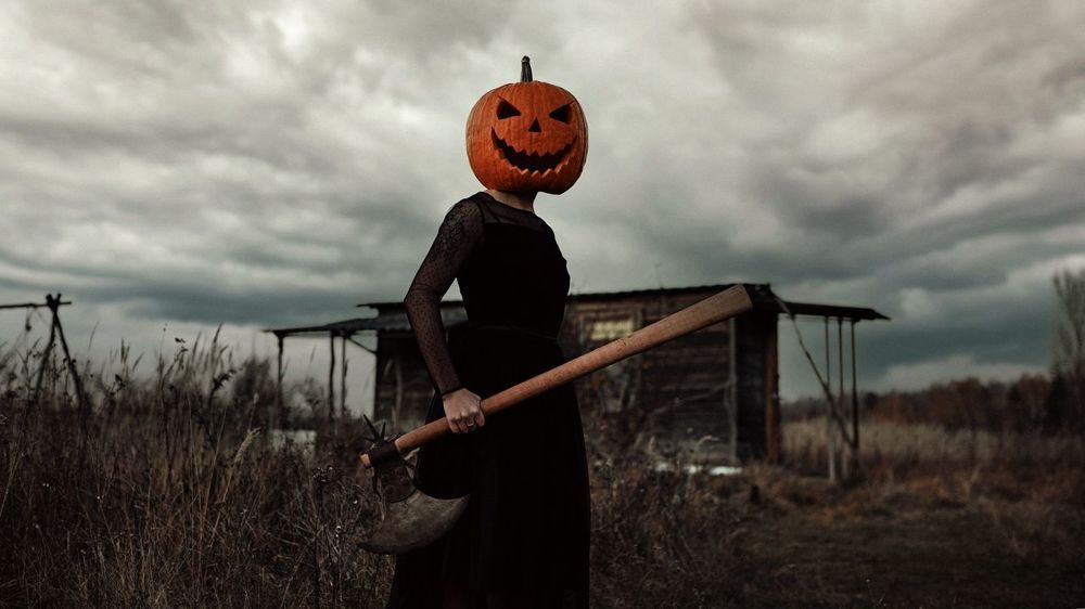 pumpkin-headed man