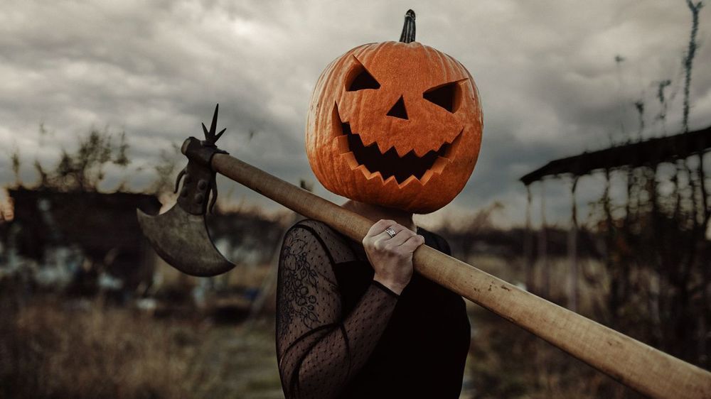 pumpkin-headed man
