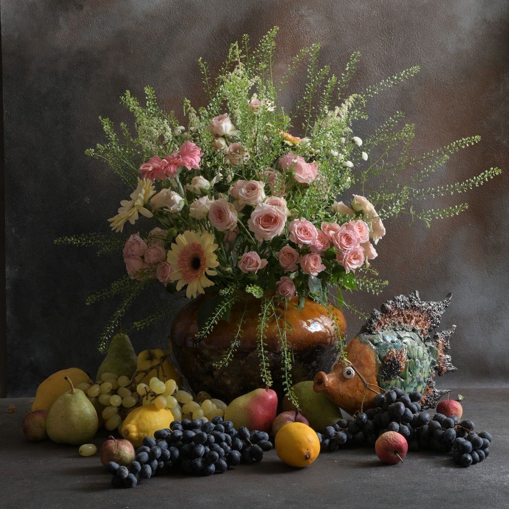 Натюрморт с розами (голландский мотив)