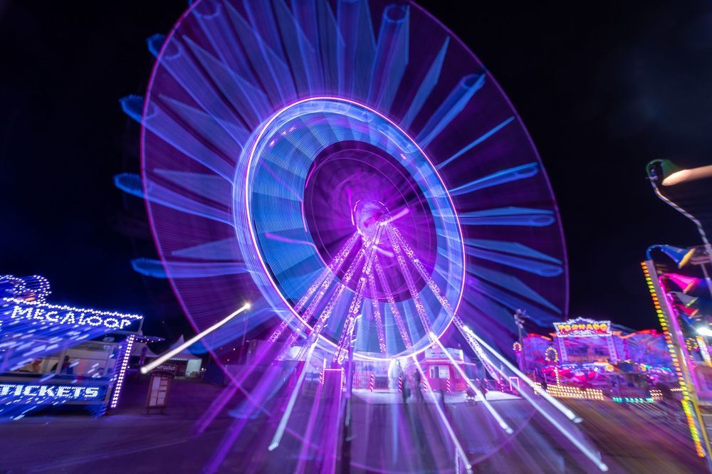 At fun fair