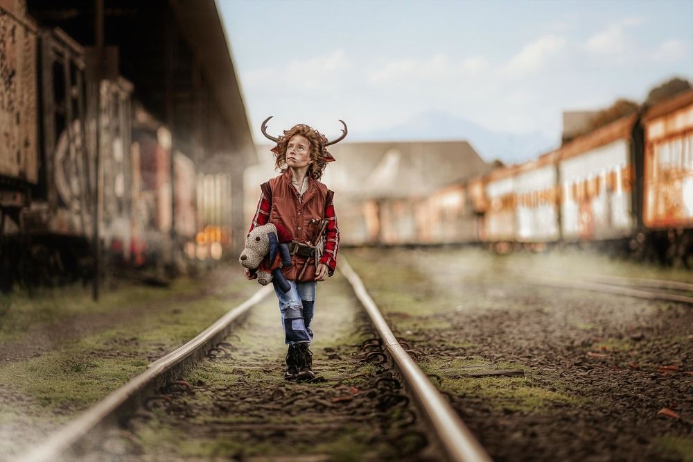 Boy with Antlers