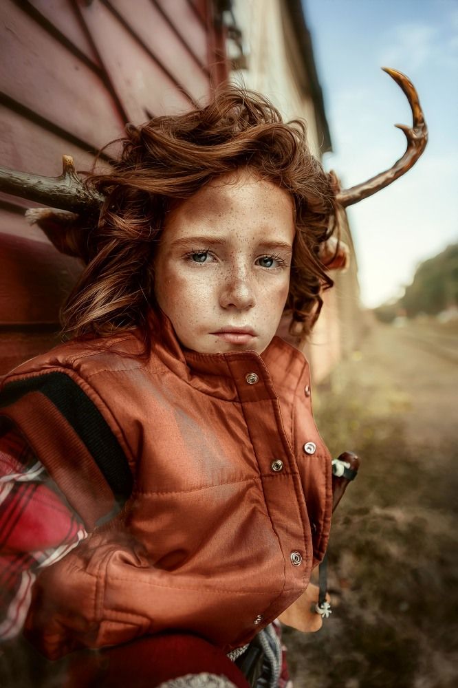 Boy with Antlers