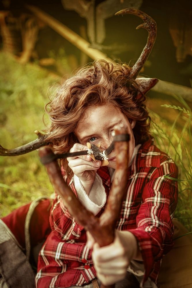 Boy with Antlers