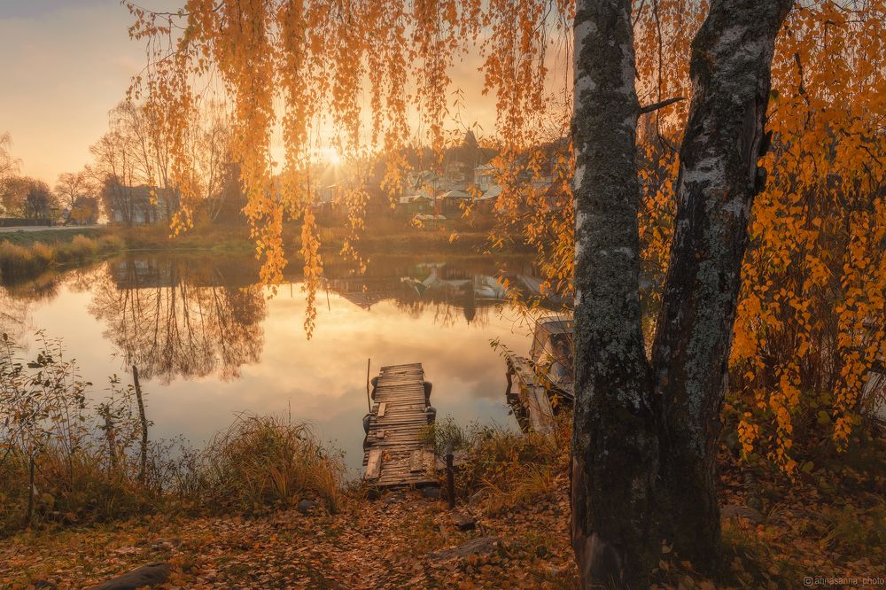 Осенним утром в Плесе