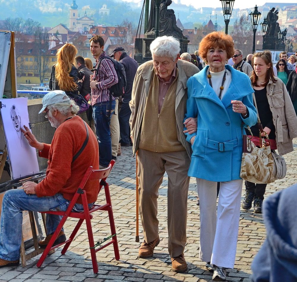 На Карловом мосту