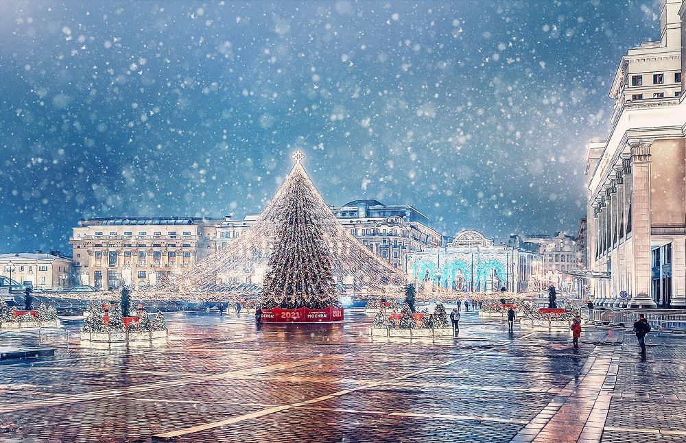 Москва, Манежная площадь.