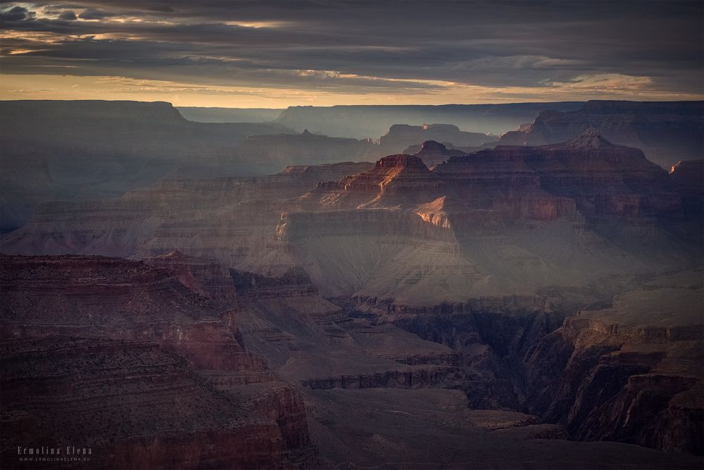 The Grand Canyon. Arizona State. October 2021.