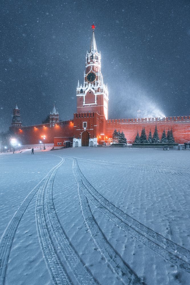Зима на Красной Площади
