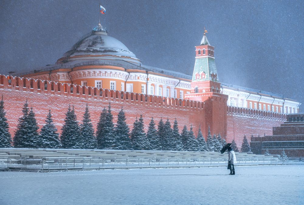 Зима на Красной Площади