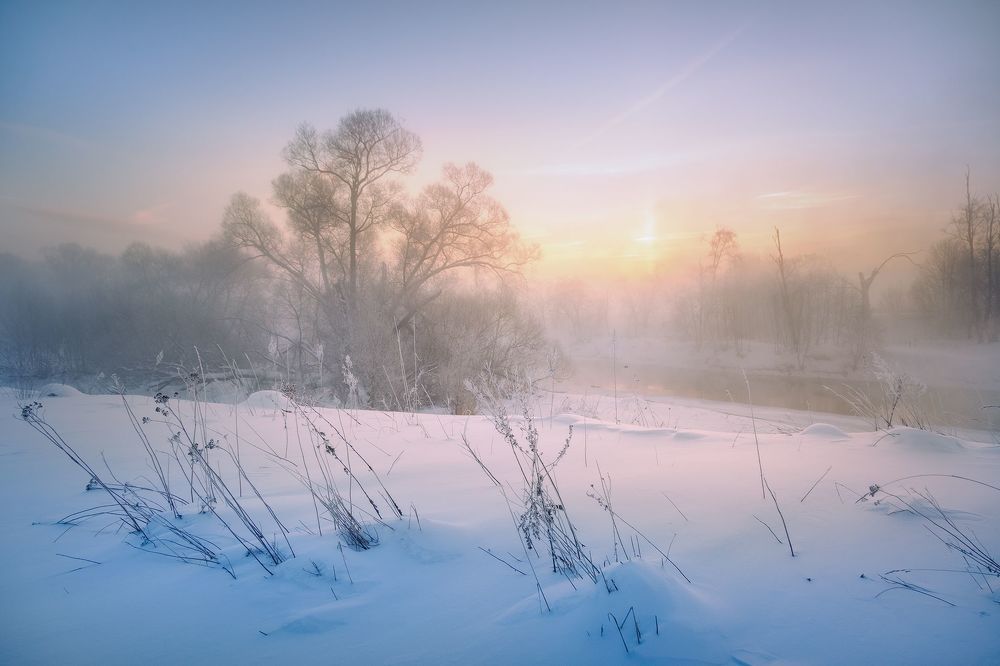 Зимнее утро в Истре