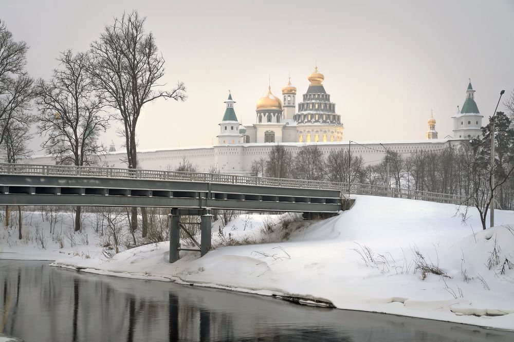 Воскресная служба в Храме в Новом Иеруссалиме.
