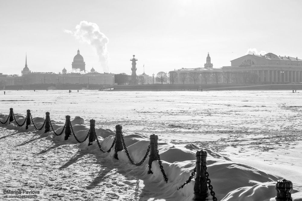 Пешеходная река Нева