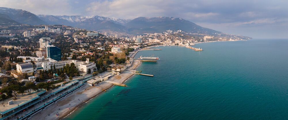 Крым. Ялта. Набережная Ленина