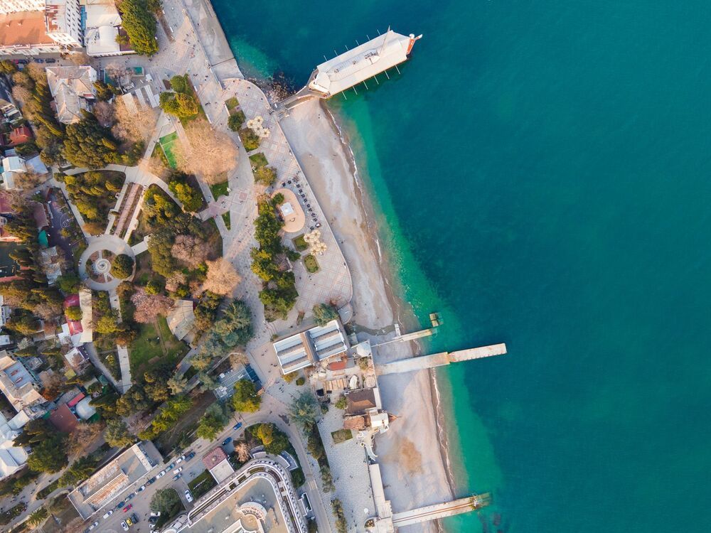 Крым. Ялта. Набережная Ленина