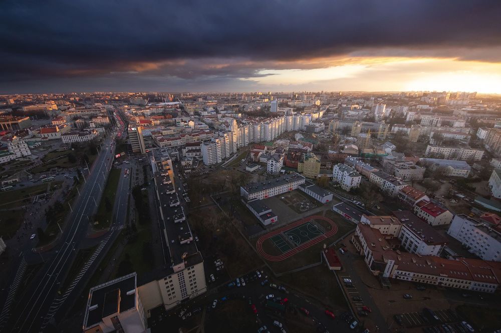 Городские пейзажи с крыш