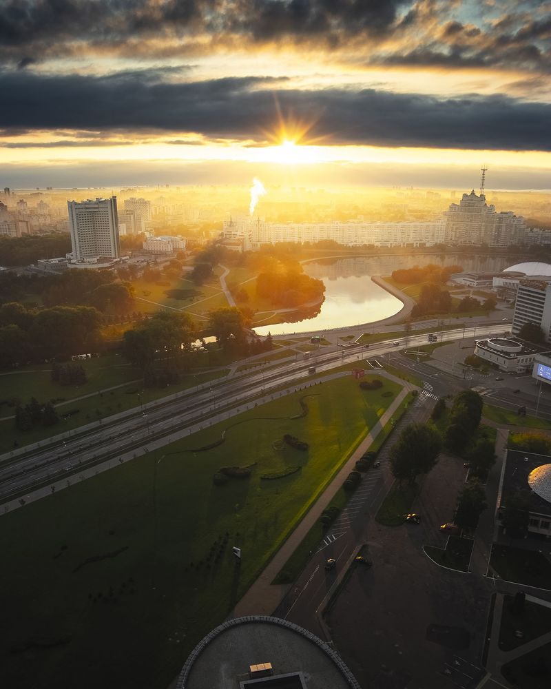 Городские пейзажи с крыш