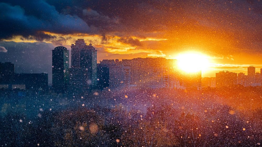 Городские пейзажи с крыш