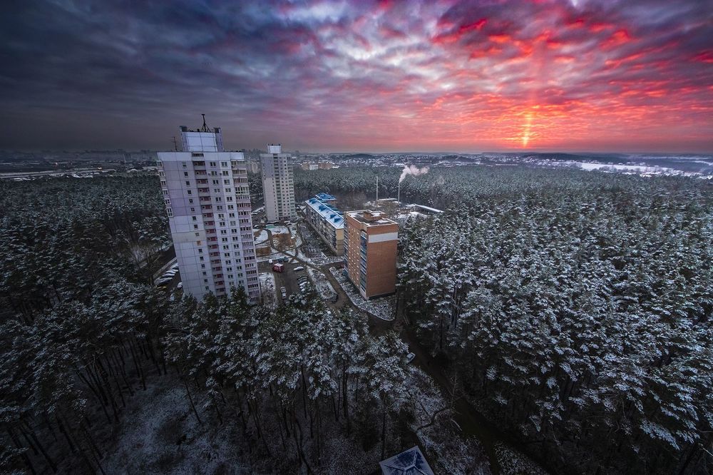 Городские пейзажи с крыш