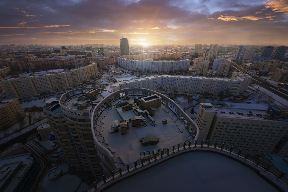 Городские пейзажи с крыш