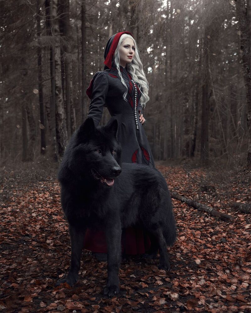 Lady and the wolf