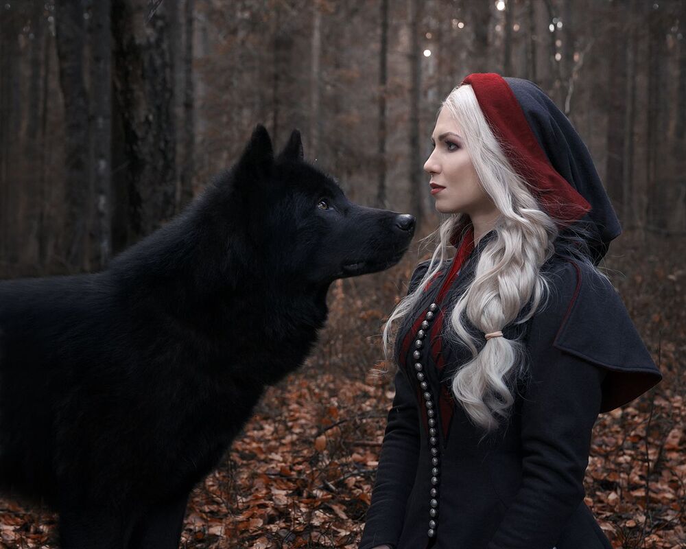 Lady and the wolf