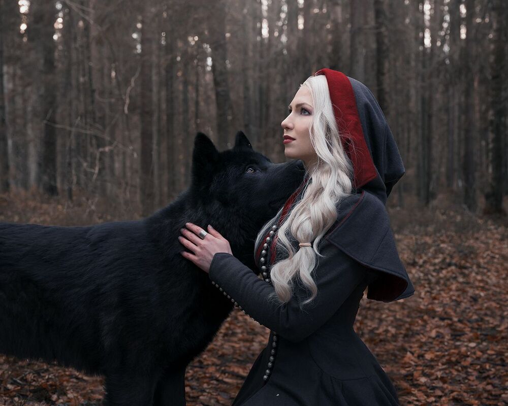 Lady and the wolf