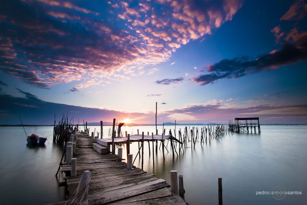 "Carrasqueira sunset", at the old dock at Carrasqueira, along the Sado estuary (near Comporta, Portugal), used for manu years by local fisherman.
Visit me at (Посетите меня на)
http://www.pedrocarmonasantos.com/