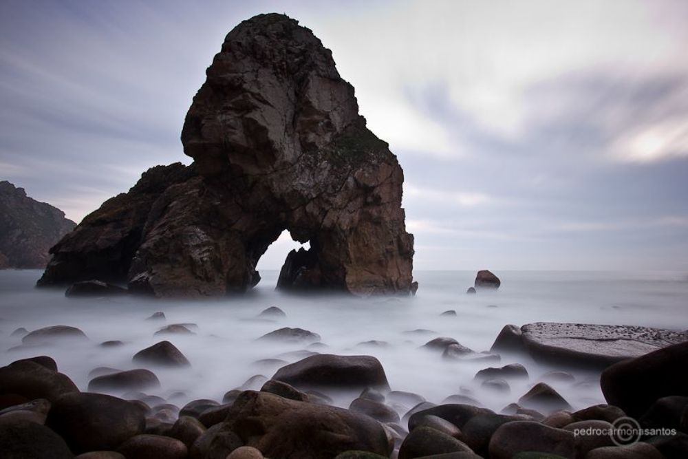 "Malhada do ouriçal", photographed at Sintra Cascais natural park, with it's big rock called "pedra pombeira"; Visit me at (Посетите меня на)
http://www.pedrocarmonasantos.com/