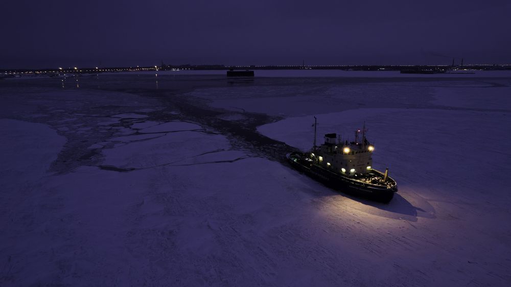 Through the ice