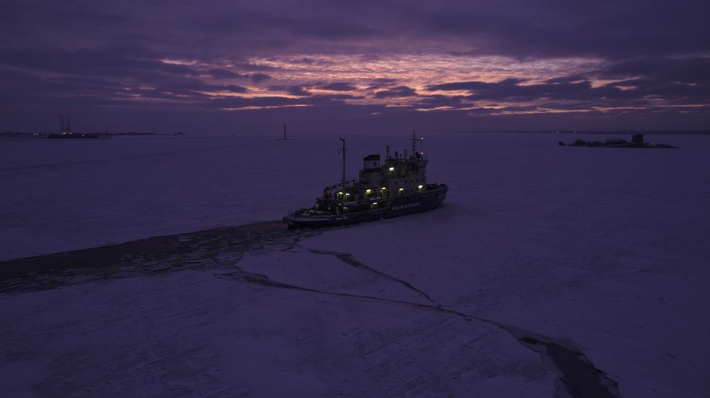 Through the ice