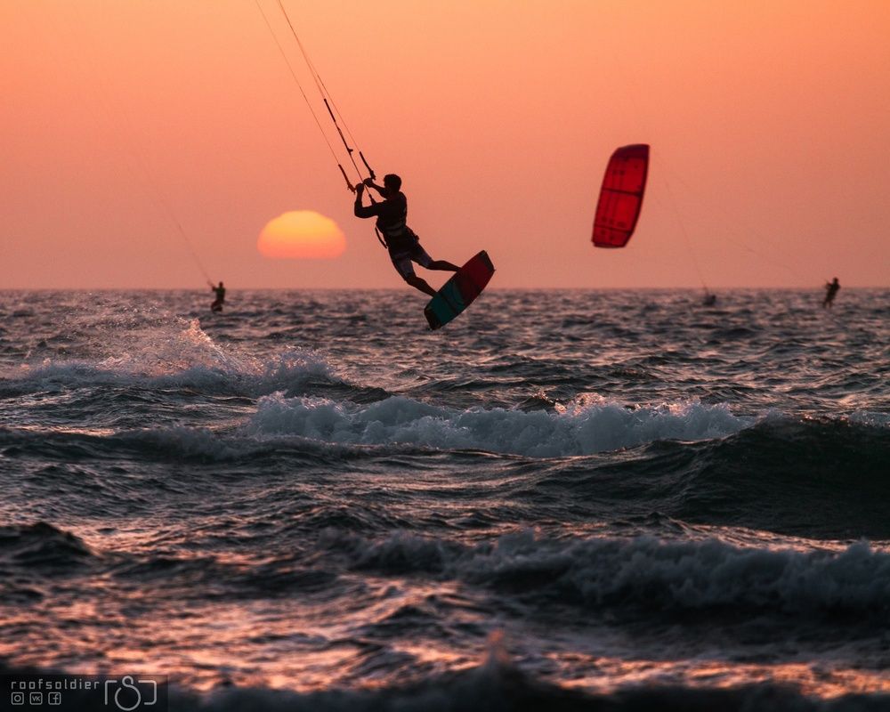 Tel Aviv sea sunsets