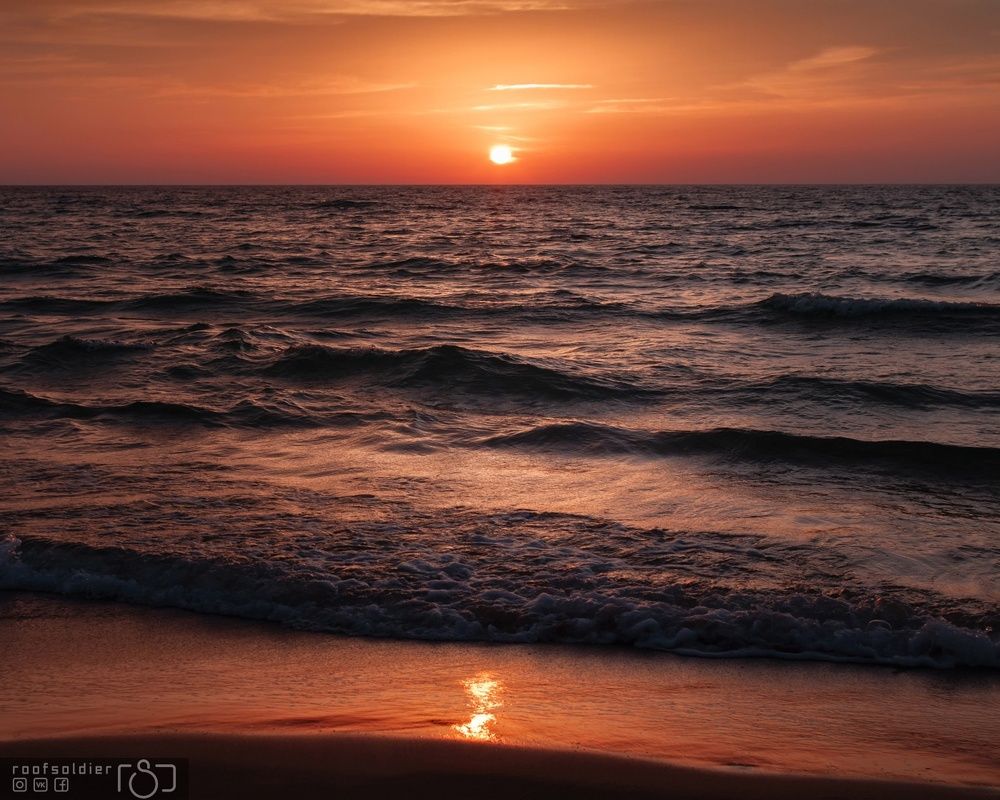 Tel Aviv sea sunsets