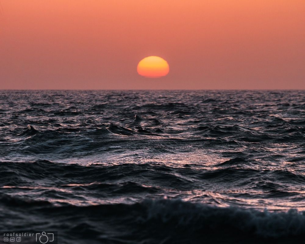 Tel Aviv sea sunsets