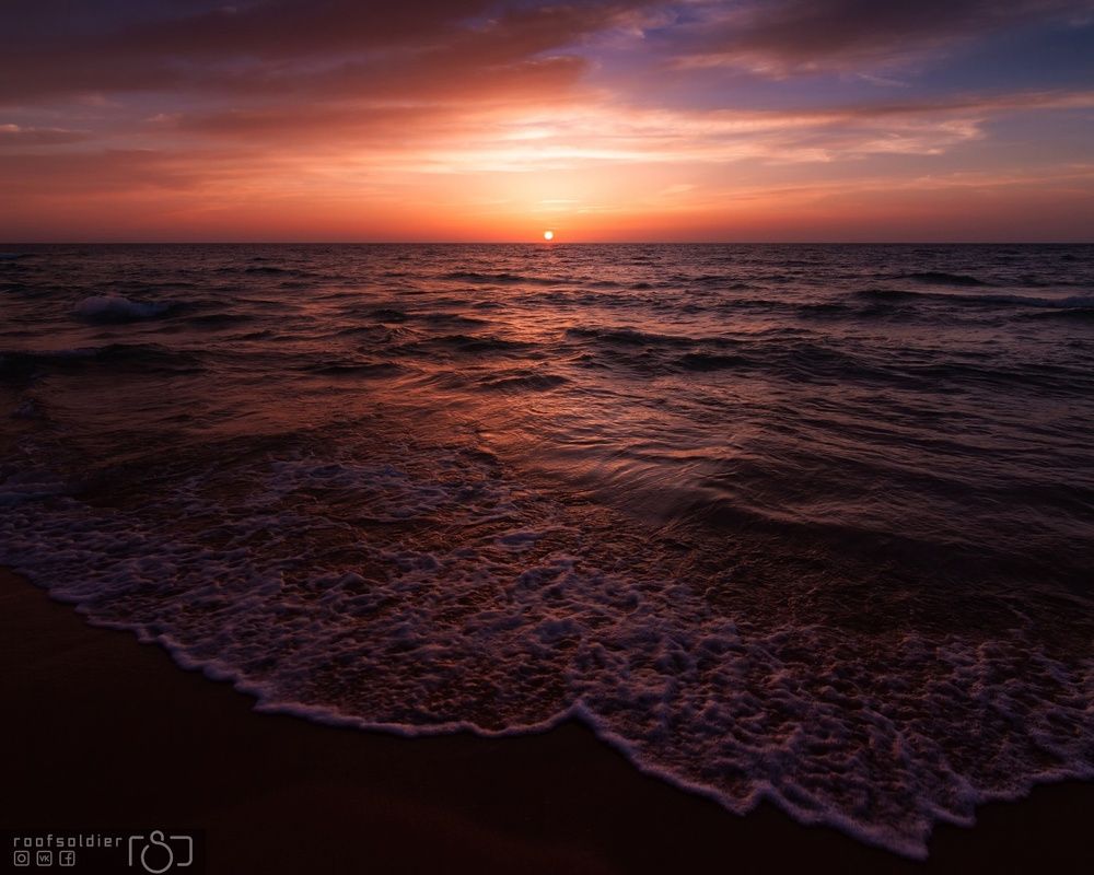 Tel Aviv sea sunsets