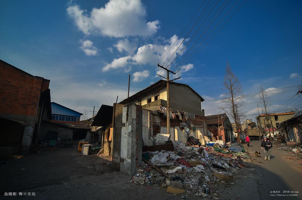 One of the processes of old city reconstruction