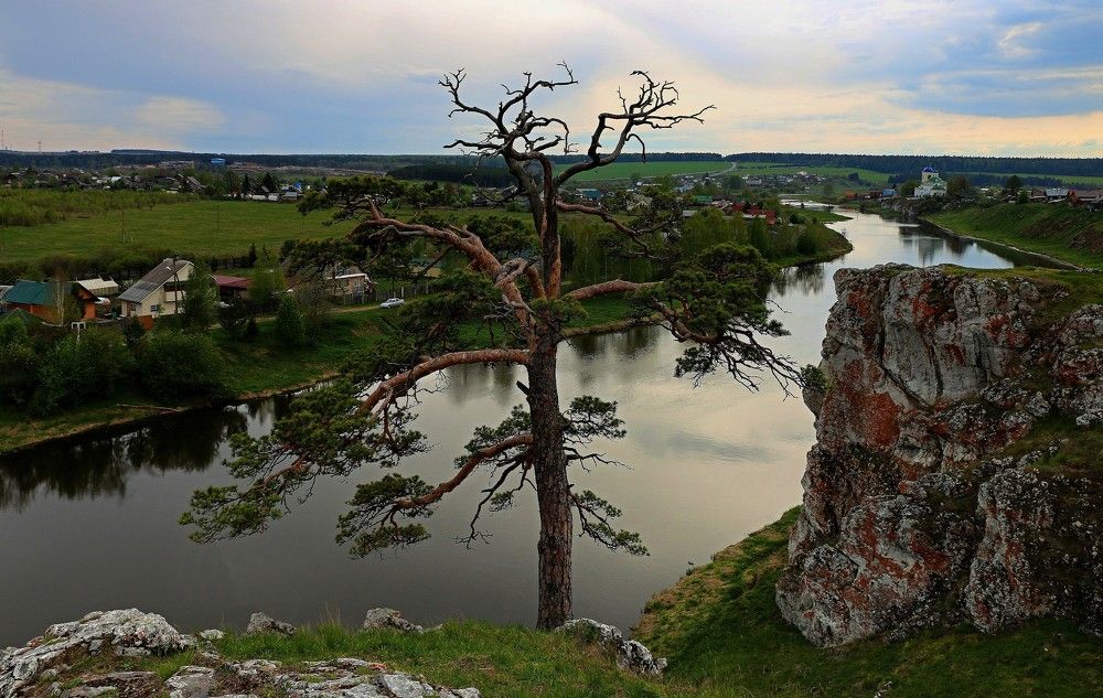 Средний Урал, скала Слободской камень, село Слобода