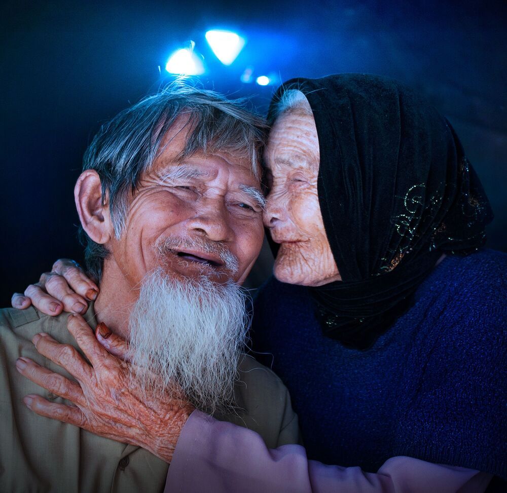 Young And Old Portraits