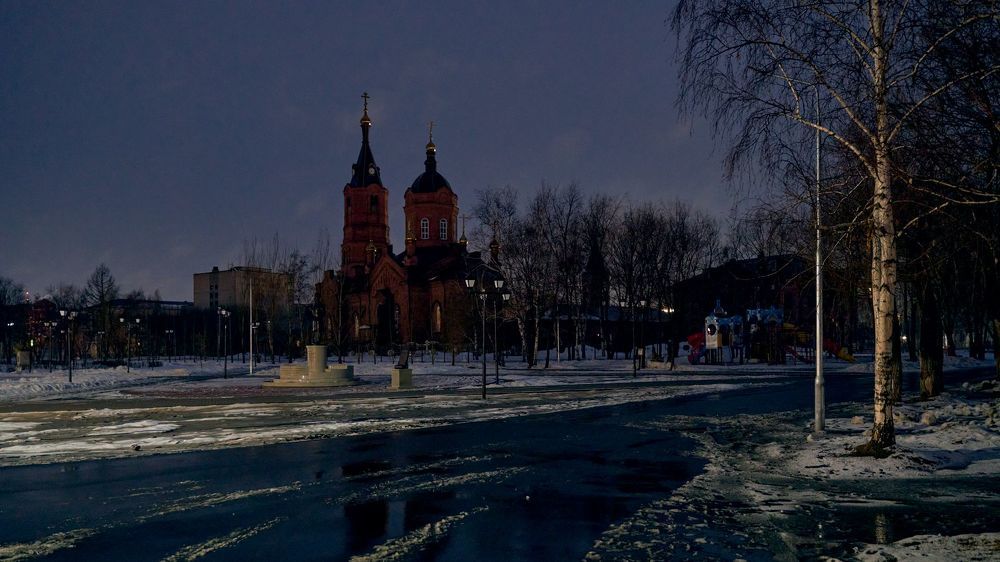 апрельский вечер