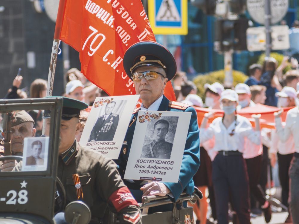 Шествие бессмертного полка.