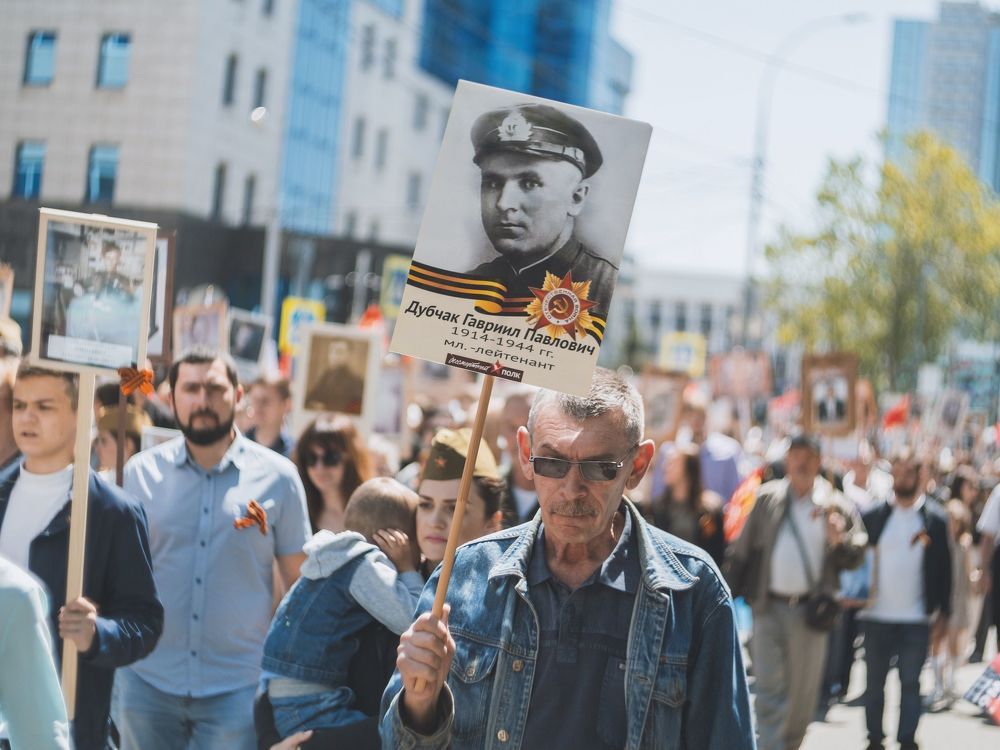 Шествие бессмертного полка.