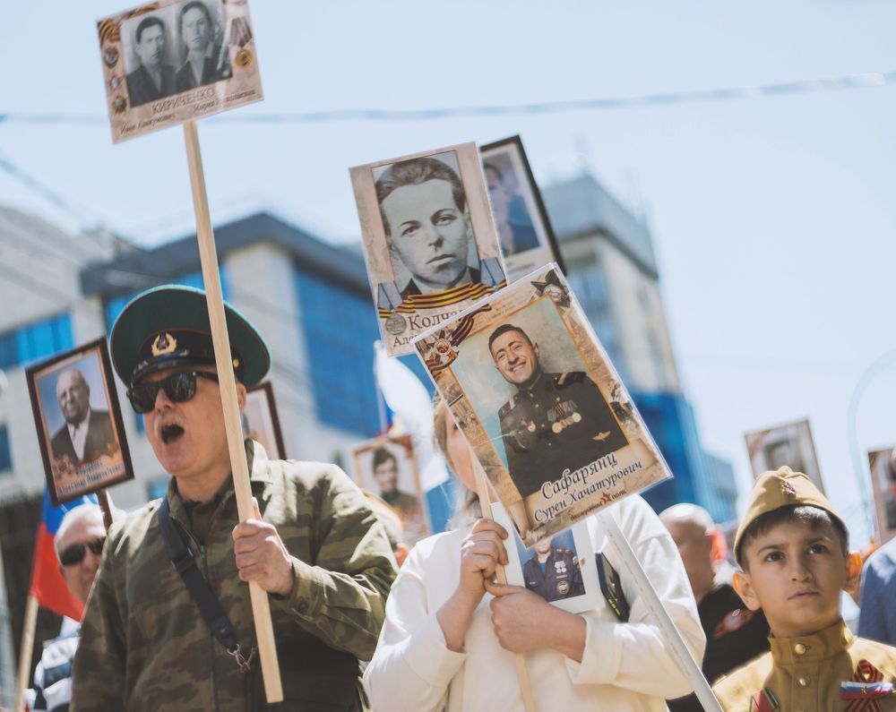 Шествие бессмертного полка.