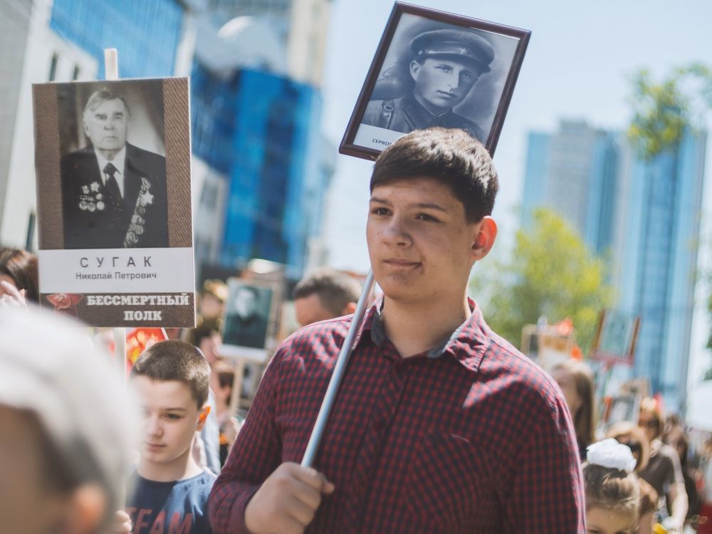 Шествие бессмертного полка.