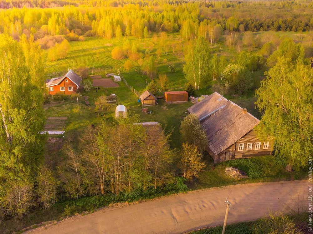 Тихий вечер в деревне