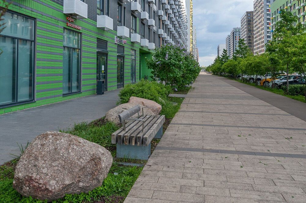 В ЖК "Бунинские луга" сирень расцвела