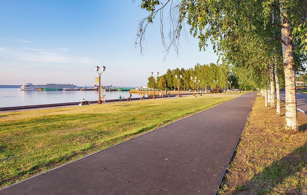 Набережная Онежского озера, г. Петрозаводск.