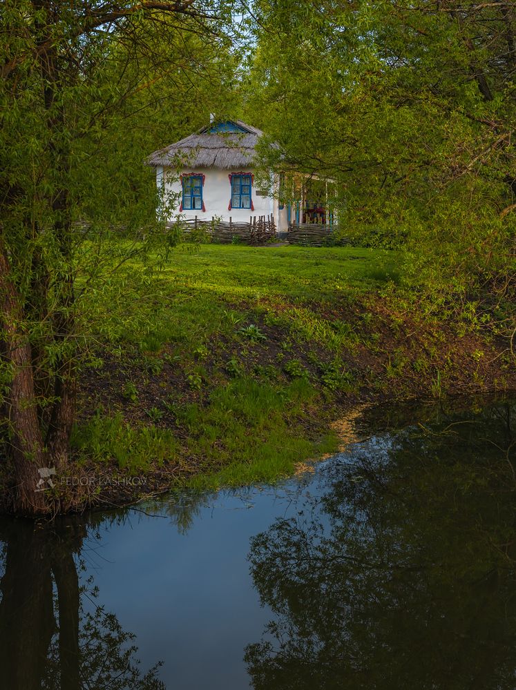 Деревня Кострома в парке "Ключи"