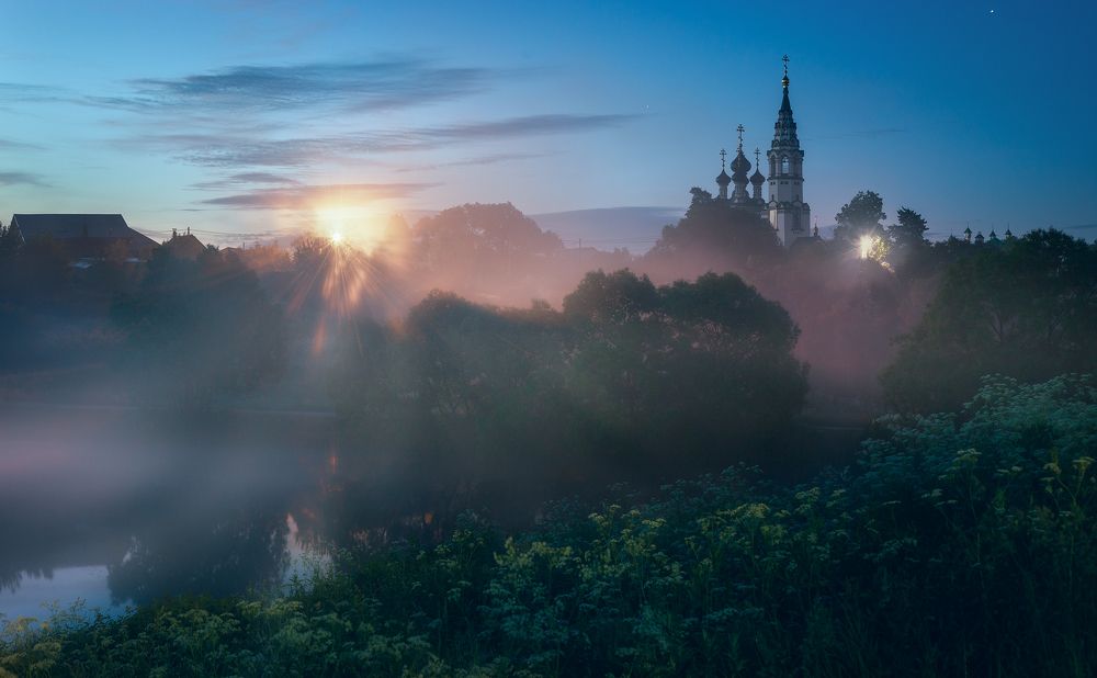 Летнее утро в селе